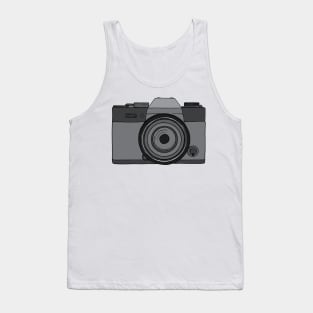 Vintage Camera, Photography Illustration Tank Top